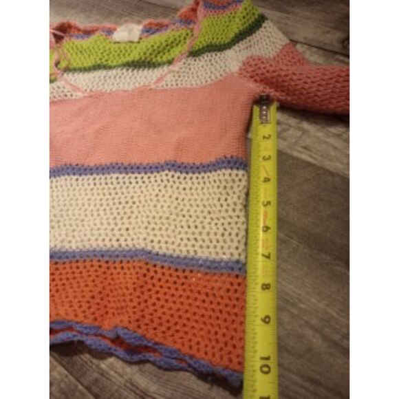 Hippie Rose Women's Size XSmall Crocheted Sweater - Picture 4 of 7